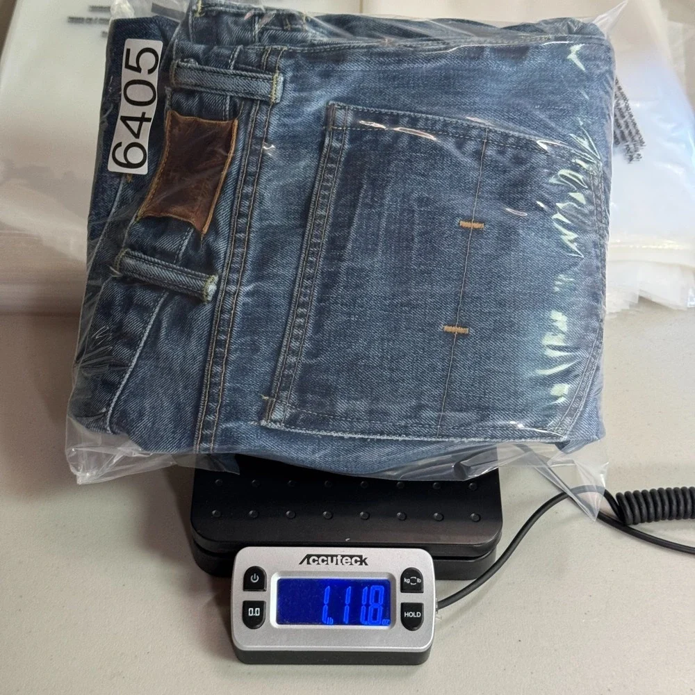 Vintage Polo Ralph Lauren Classic‎ Jeans Mens 38x34 Blue Lightwash Denim Stretch